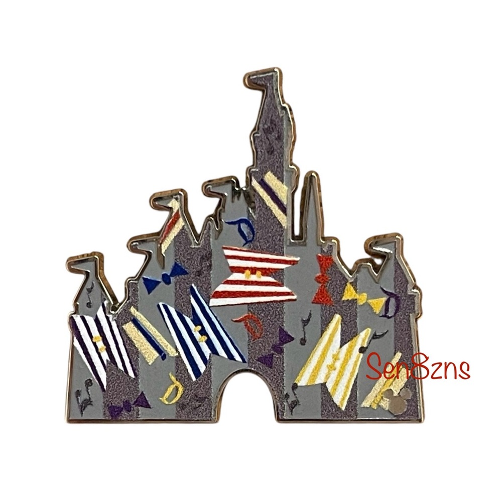 2025 Disney Pin Disneyland Hidden Mickey Castle Dapper Dans